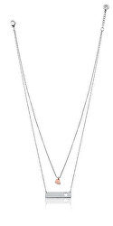 Romantický stříbrný bicolor náhrdelník Kids 90045C01019