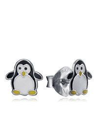 Roztomilé stříbrné náušnice Tučňáci Sweet 5122E000-15