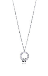 Stříbrný dámský náhrdelník se zirkony Clasica 13165C000-30