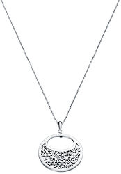 Ocelový náhrdelník s výrazným přívěskem Chic 75115C01000