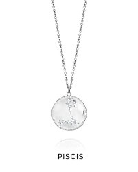 Stříbrný náhrdelník znamení Ryby Horoscopo 61014C000-38P