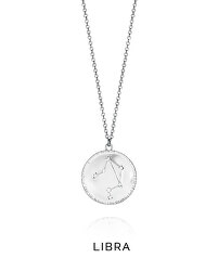 Stříbrný náhrdelník znamení Váhy Horoscopo 61014C000-38L