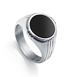 Výrazný ocelový prsten Magnum 14119A02