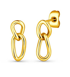 Moderne vergoldete Ohrringe Lusha Gold