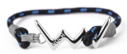 Stylový lankový náramek Miva Silver