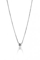 Elegantní ocelový náhrdelník s krystalem VN1088S