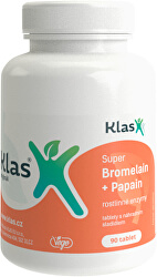 Super Bromelain 500 mg + Papaín 90 tbl.