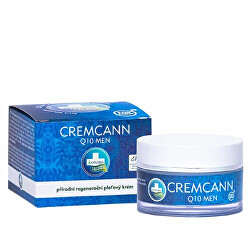 Cremcann Q10 For men - konopný regeneračný pleťový krém pre mužov prírodné 50 ml