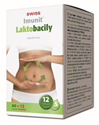 Imunity Swiss Laktobacily 60 tob. + 12 tob. ZADARMO