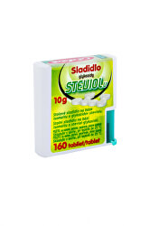Stevia - sladidlo tablety, dávkovač 160tbl