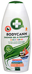 Bodycann Kids & Babies šampon a sprchový gel 2v1 250 ml