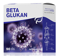 Beta glukan 90 kapslí - SLEVA - KRÁTKÁ EXPIRACE - 9. 4. 2023