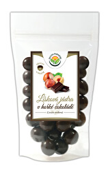 Lísková jádra v hořké čokoládě