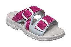 Zdravotní obuv dámská N/517/55/079/016/BP růžovo-šedá