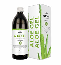 Aloe gél - 100% šťava z Aloe vera s dužinou 500 ml