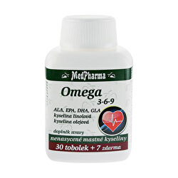 Omega 3-6-9 30 tob. + 7 tob. ZDARMA