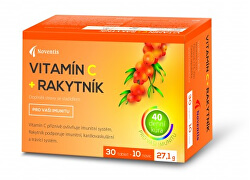 Vitamín C + Rakytník 30 tbl. + 10 tbl. ZDARMA
