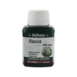 Yucca 500 mg 30 tbl. + 7 tbl. ZDARMA