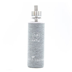 Skleněná láhev v šedém termo obalu 550 ml