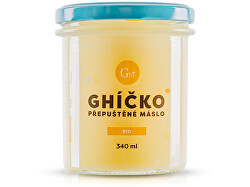 Přepuštěné máslo ghí BIO 340 ml