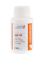 Colostrum IgG 40 (350 mg) + betaglukan + selen 60 kapslí