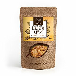 Kokosové chipsy slaný karamel BIO 70 g