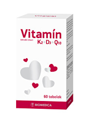 SLEVA - Vitamín K2+D3+Q10 60 tablet