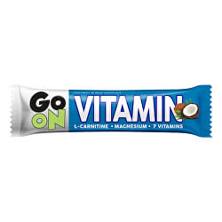 GO ON Vitaminová tyčinka kokos l-carnitin 50 g - SLEVA - KRÁTKÁ EXPIRACE 5.8.2022