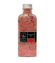 Angelic Kúpeľová soľ Ružové pohladenie 260 g