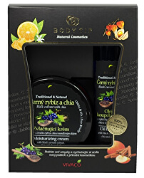 Dárková kazeta Černý rybíz s chia - zvláčňující krém 200 ml,  pěna do koupele 200 ml