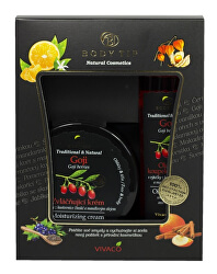 Dárková kazeta Goji - zvláčňující krém 200 ml, pěna do koupele 200 ml