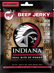 Indiana Jerky beef (hovězí) Hot & Sweet 25 g