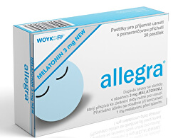 Melatonín Allegra 3 mg NEW 30 pastiliek