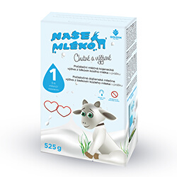 Naše mléko - 1 počát. výživa z kozího mléka 0-6m 525 g