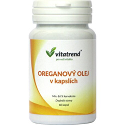 Oregánový olej Vitatrend, 60 kapslí
