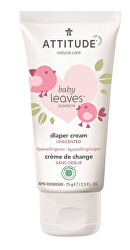 Zinkový krém na zapareniny Baby Leaves bez vône 75 ml
