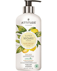 Přírodní mýdlo na ruce Super Leaves s detoxikačním účinkem - citrusové listy 473 ml