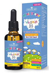 Vitamín D3 kvapky pre deti (400iu) - 50 ml