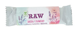BIO RAW jahodová tyčinka s Levandulí Chodouňskou 50 g
