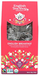 Čierny čaj English breakfast 15 pyramidek sypaného čaju