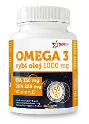 Omega 3 Rybí olej 1000 mg EPA 330 mg / DHA 220 mg 150 kapslí