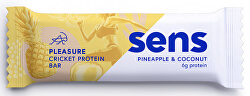 SENS Pleasure Protein tyčinka s cvrččí moukou - Ananas & Kokos 40 g