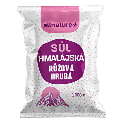 Himalájská sůl růžová hrubá 1 000 g
