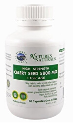 Celery Seed 5800 mg 60 kapslí - SLEVA - poškozená etiketa