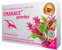 Emanace powder - zelený čaj, kurkuma, pepř 50 g