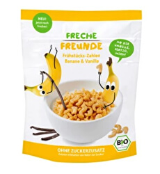 BIO Cereálie - křupavá čísla - Banán a vanilka 125 g