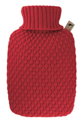 Termofor Classic s pleteným obalem Coral - oranžový