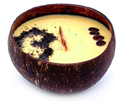 Svíčka z kokosu - vůně Coffee Mocha