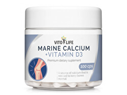 Mořský vápník 189 mg + Vitamín D3 400 IU, 100 tobolek