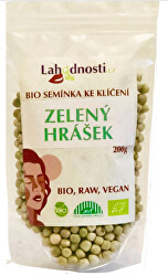 BIO Zelený hrášek, semínka ke klíčení 400 g